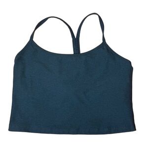 Beyond Spacedye Slim Racerback Cropped Tank NWOT